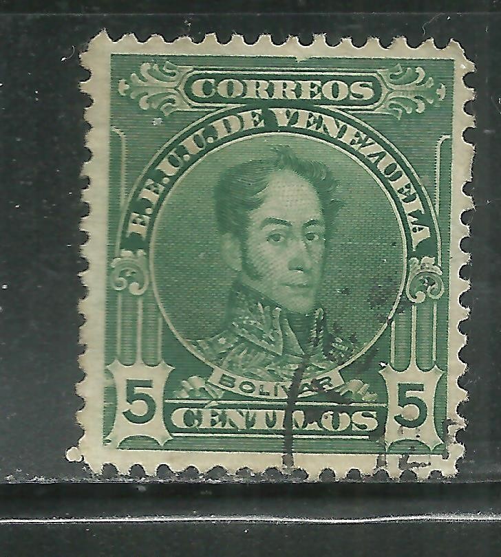 VENEZUELA 259 USED BOLIVAR ISSUE OF 1915-23