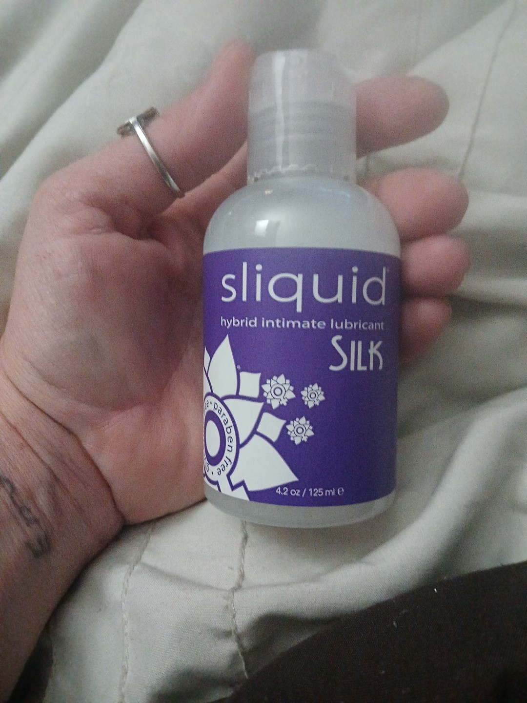 Sliquid Silk Hybrid Lube Glycerine & Paraben Free 4.2 Oz