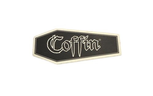 Coffin Case Guitar Sticker 4” Long NEW - Picture 3 of 7