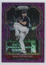 2021 Panini Prizm Purple Shimmer Prizm 6/7 Max Scherzer #32 7xr