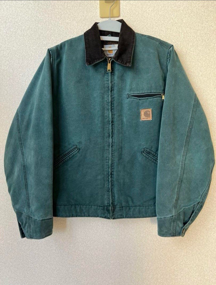 143 美品 Carhartt USA製 J43HTGデトロイトジャケット 143 美品 Carhartt USA製 J43HTGデトロイトジャケット 143 美品