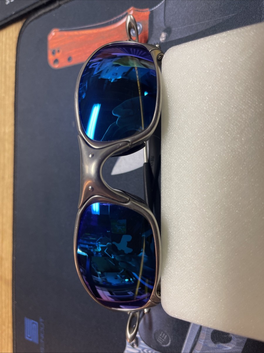 Oakley Juliet Polished w/Blue Iridium Lenses First Generation 04
