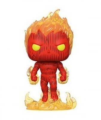 Fantastic Four Human Torch POP Marvel #559 Vinyl Figur FUNKO
