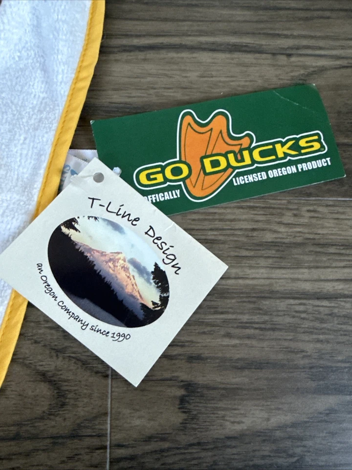 Babero de bebé University Of Oregon "¡Soy un pato!" - Nuevo con etiquetas Foto 2 de 4