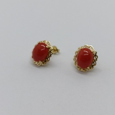Boucles D'oreilles Bouton Clips En Or 18K Multicolore (jaune, Blanc, Rose) - Taille 5,1 - Neuf Avec étiquettes