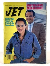 Jet Magazine June 20, 1983. Harry and Shari Belafonte on the cover.