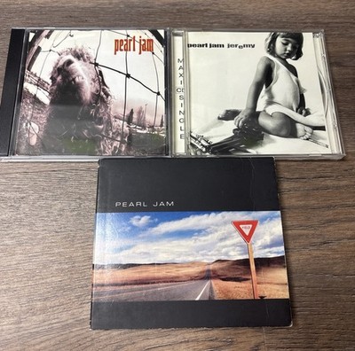 Pearl Jam CD Lot Jeremy Maxi Single Footsteps & Yellow Ledbetter + Vs + Yield