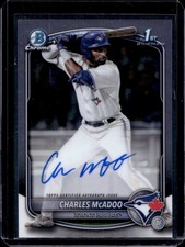 2025 Bowman Charles McAdoo Chrome Auto 1st Prospect #CPA-CMA Blue Jays