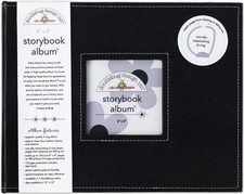 DOODLEBUG - Storybook Album 8"X8"-Beetle Black DBSBA8-2740