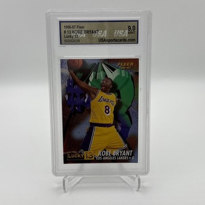 1996-97 Fleer Prize Lucky 13 Kobe Bryant #13 USA Mint 9 Rookie RC