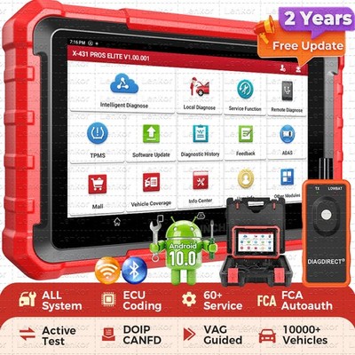 2026 LAUNCH X431 Pro Elite V+ Bidirectional Car Diagnostic Scanner Coding Tool