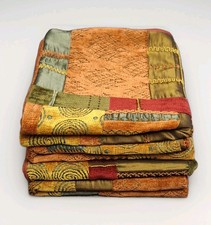 Dunelm Moroccan Style Patchwork Set of 4 Cushion Covers Heavy Upholstery Fabric