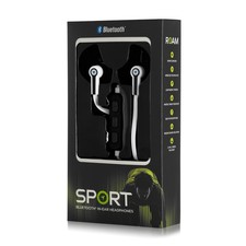 Roam Sport Bluetooth Earphones White (hmv Exclusive) In-Ear Microphone Earbuds