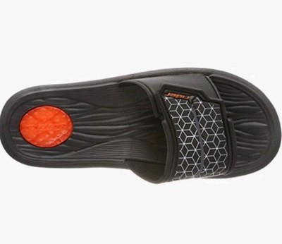 Rider Badelatschen Everest 3D EVA 44/45 Herren Klettverschluss Flipflops 