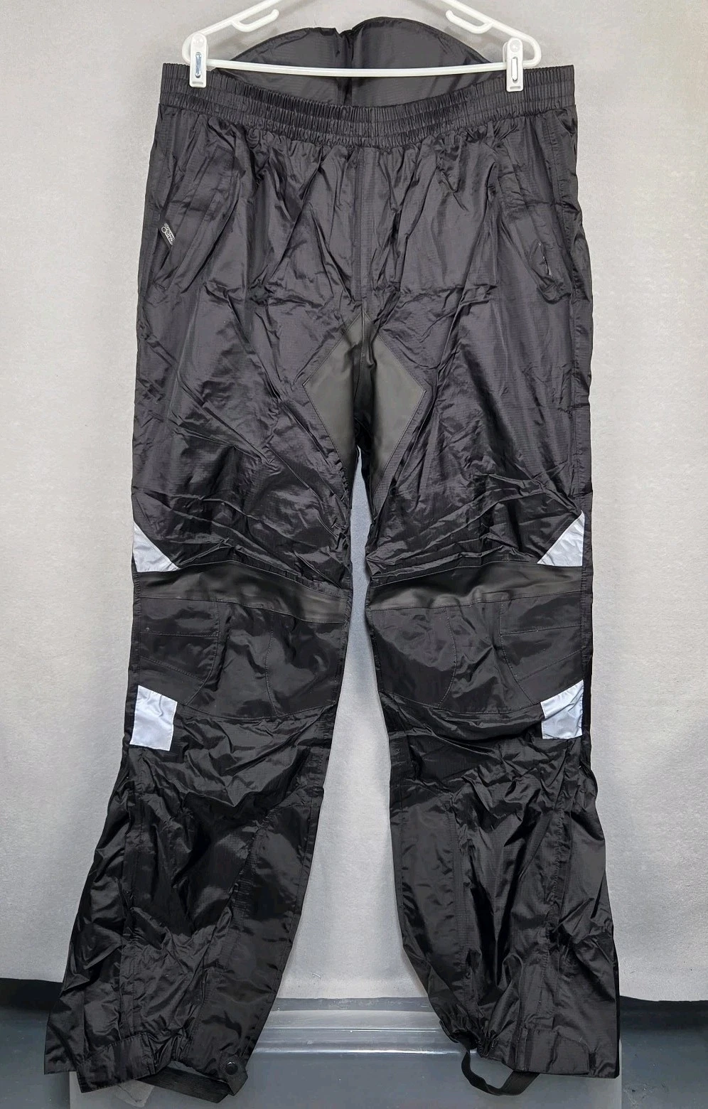 Tour Master Sentinel Mens Wind/Rain Pants Black Ripstop Nylon XL 36–38 Nomex