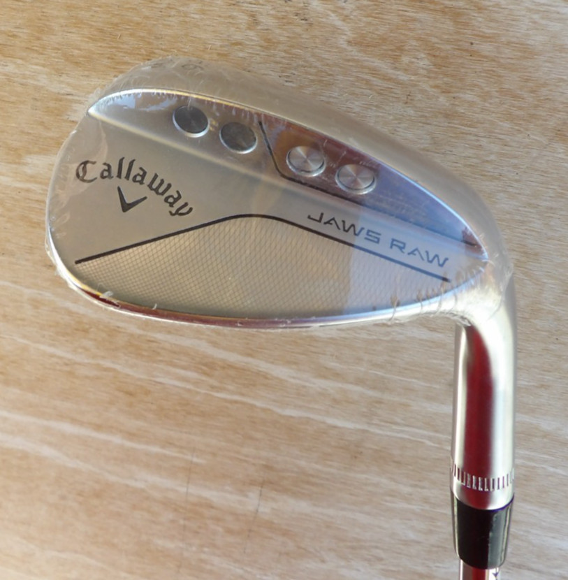 BRAND NEW CHROME CALLAWAY JAWS RAW SAND WEDGE 56 LOFT 12 BOUNCE W GRIND S