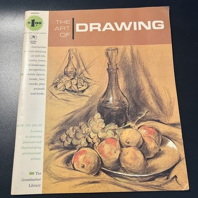 Vtg 1965 Mid Century The Art Of Drawing Grumbacher Education Homeschool How To