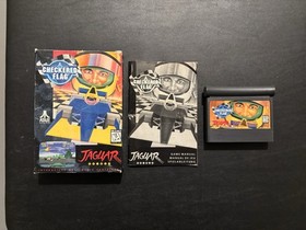 Club Drive & Checkered Flag (Atari Jaguar) In Boxes with Manuals Tested & Work!