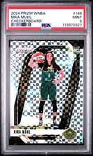 2024 Panini Prizm WNBA Nika Muhl Checkerboard Rookie Variation SSP #146 POP1