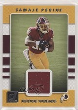 2017 Panini Donruss Rookie Threads Samaje Perine #31 5lp