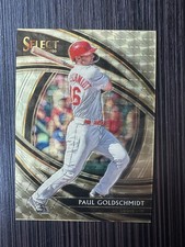 PAUL GOLDSCHMIDT 2020 SELECT GOLD VINYL PRIZM #166 1/1 CARDINALS PANINI