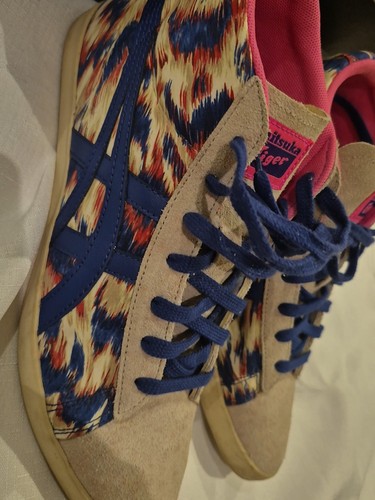 Onitsuka Tiger LIBERTY ART Grandest Sneakers in Emilie's/Dark Blue Tiger Size 9 - Picture 2 of 19