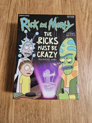 Rick And Morty The Ricks Must Be Crazy Kartenspiel - Neu aber Unsealed 
