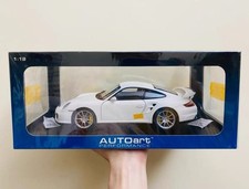 *SUPER RARE* Autoart 1/18 PORSCHE 911 (997) GT2 (MATT WHITE) Diecast Car Model