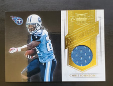 2011 Panini Plates & Patches Chris Johnson Honors GW Patch 269/299 #9 Titans