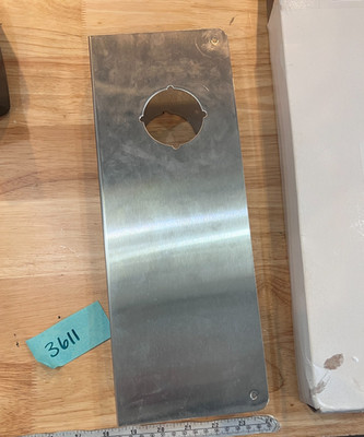 Don-Jo 14-CW Wrap Around Plate 5''x14'' Stainless For Parts