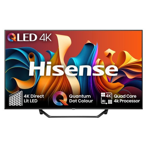 Hisense 50A7NQTUK 127 cm 50" 3840 x 2160 pixels QLED Smart TV Wi-Fi Grey