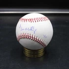 Don Mattingly Signed Rawlings OML Baseball Yankees Autograph #'d 3/47 ZJ23379