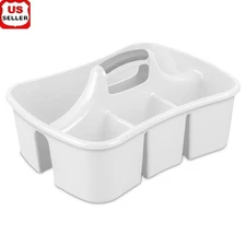 Divided Utility Caddy Easy Carry Storage Organizer Cleaning Supplies & Tools New