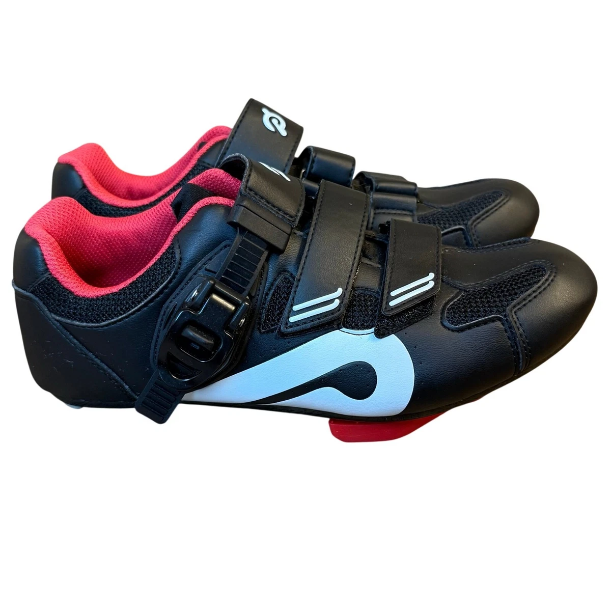 Chaussures Cycliste Spin Femme, Pointure EU 38 / US 7.5, Noires, Style Course