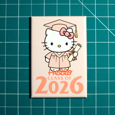 Hello Kitty Graduation Class of 2026 Magnet - Free Shipping | eBay
