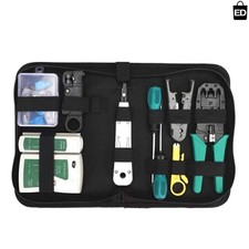 11-in-1 Network Tool Kit for Cat5, Cat5e, Cat6   Professional Ethernet Crimper