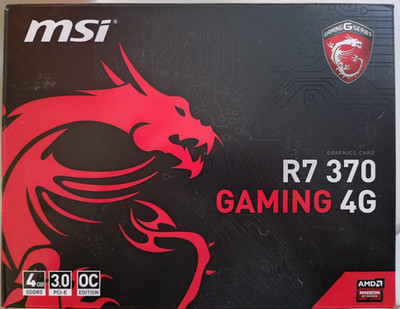  MSI Radeon R7 370 GAMING 4G GPU Graphics Card FREE SHIPPING   