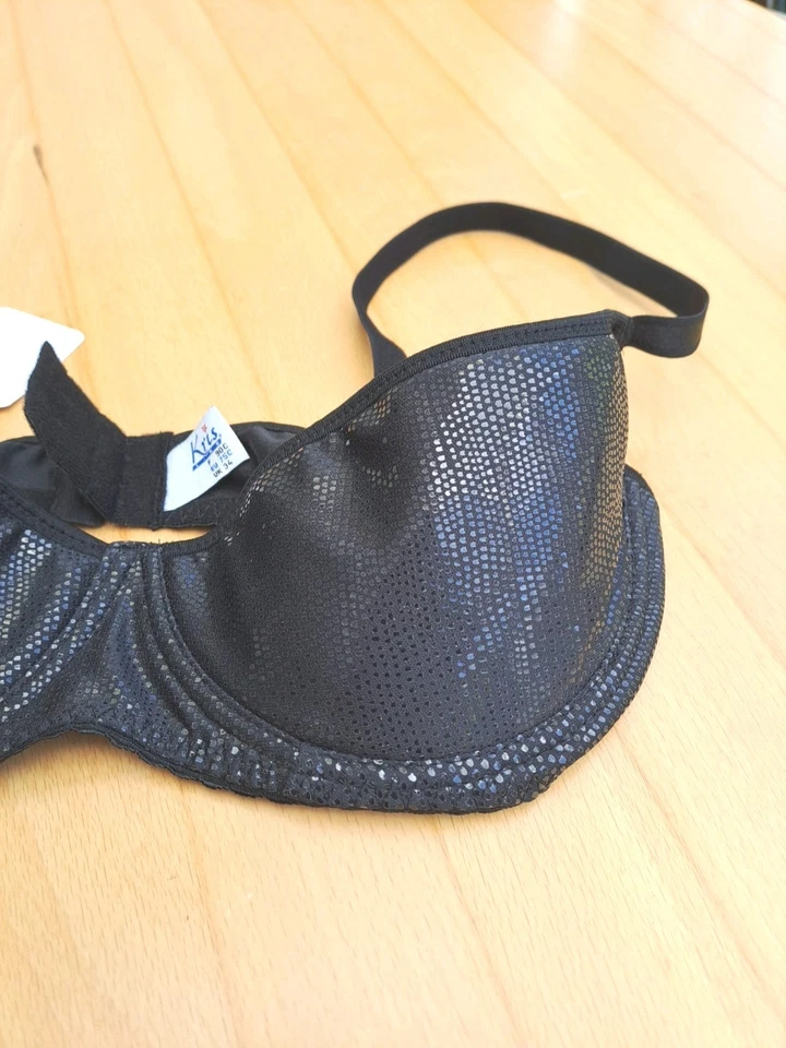 BH Schwarz Neu KRISLINE Damen Gr. 75 C Halbschallen Schwarz Neu - Bild 4 von 4