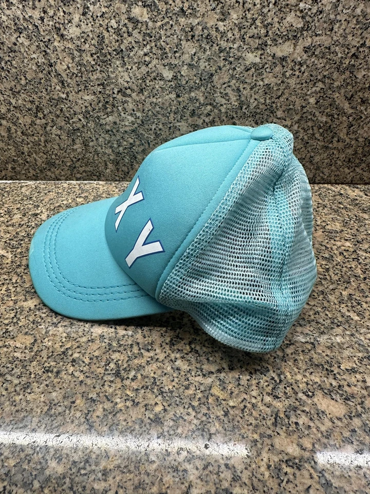 Gorra Roxy Gorra A Presión Aqua Teal Camionero Malla Surf Deletrear Mujer Playa Foto 2 de 4