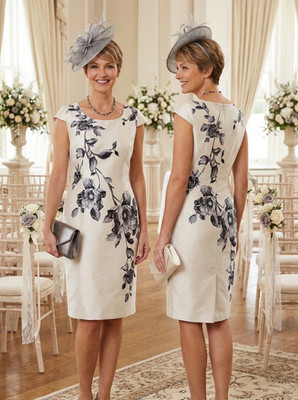 Neu Jacques Vert Kleid 14 16 18 22 24 Perlen elfenbein grau Stiel Blatt Blumen Etuikleid