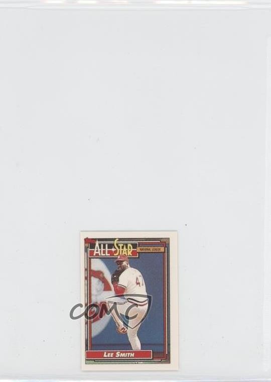 1992 Topps Micro Box Set All-Star Lee Smith #396 HOF 1d4
