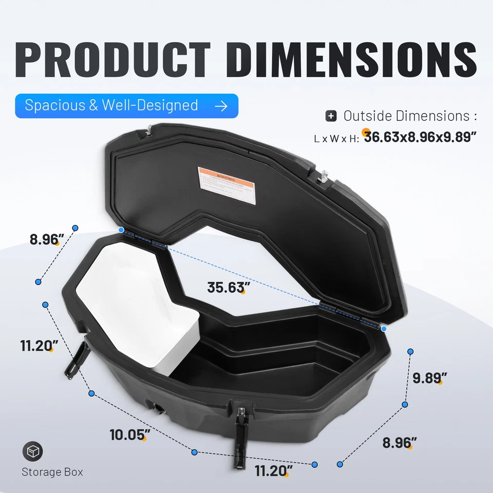 For Can-Am Renegade Outlander Maverick X3 2013-24 Storage Cooler Box #715004778 - Image 3 of 4