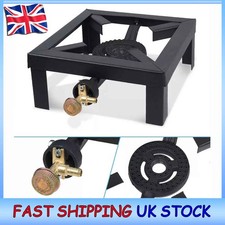 Single Burner Cast Iron Propane LPG Gas Stove Outdoor Camping Cooker