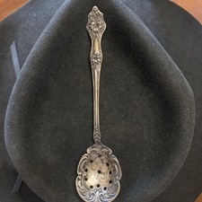 Olive Spoon by Baker Manchester Antique Sterl...