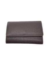 LOUIS VUITTON Multicle 6 Taiga BRW PVC BRW Plain Men's