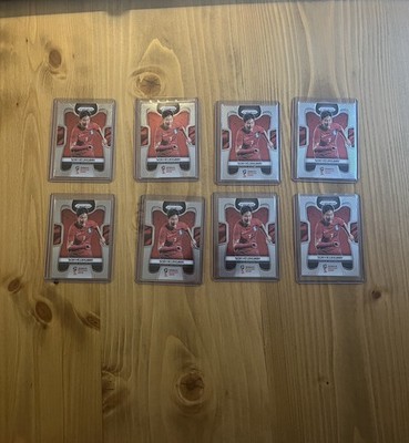 Lot of 8 2018 Panini Prizm World Cup Silver Prizm Son Heungmin #187