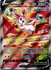 Sylveon V (Alternate Full Art) 184/203 SWSH07: Evolving Skies Ultra Rare Holo NM on eBay