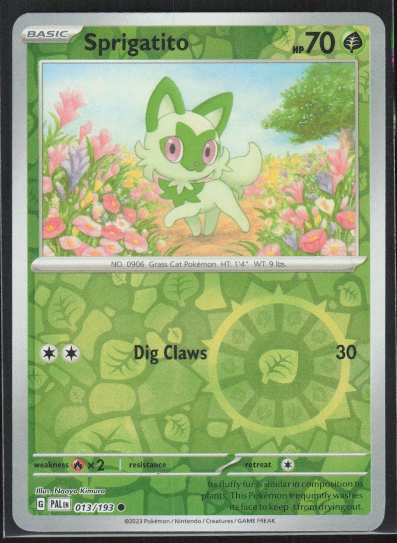2023 Scarlet & Violet Series - Paldea Evolved Sprigatito Common #13