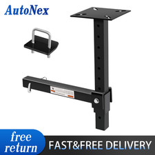 Hitch Mount Vise Plate Holder Mounting Heavy Duty Adjustable Durable Receiver