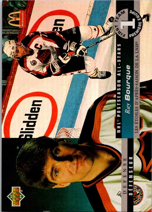 1993-94 McDonalds Upper Deck Post Season All-Star Ray Bourque #McH-04 Boston